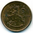 Финляндия, 5 пенни 1939 год (AU)
