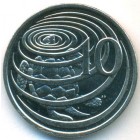 Каймановы острова, 10 центов 1996 год (UNC)