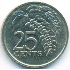 Тринидад и Тобаго, 25 центов 1977 год
