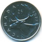 Канада, 25 центов 1977 год (UNC)
