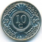 Нидерландские Антилы, 10 центов 1990 год (UNC)