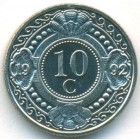 Нидерландские Антилы, 10 центов 1992 год (UNC)