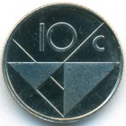 Аруба, 10 центов 1990 год (UNC)