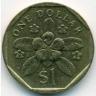 Сингапур, 1 доллар 1987 год (UNC)