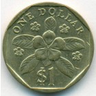 Сингапур, 1 доллар 1989 год (AU)