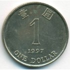 Гонконг, 1 доллар 1997 год (AU)