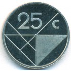 Аруба, 25 центов 1989 год (UNC)