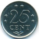 Нидерландские Антилы, 25 центов 1982 год (UNC)