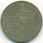 Франция, 10 франков 1987 год (AU)