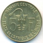 Западно-Африканские Штаты, 5 франков 1985 год (UNC)