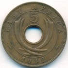 Британская Восточная Африка, 5 центов 1942 год
