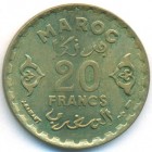 Марокко, 20 франков 1951 год (AU)