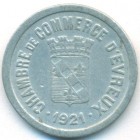 Франция, город Эврё, 10 сантимов 1921 год НОТГЕЛЬД