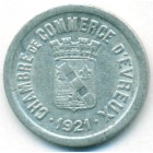 Франция, город Эврё, 10 сантимов 1921 год НОТГЕЛЬД