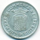 Франция, город Эврё и Луара, 25 сантимов 1922 год НОТГЕЛЬД