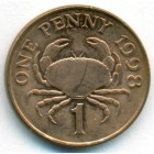 Гернси, 1 пенни 1998 год (UNC)