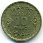 Марокко, 10 франков 1952 год (UNC)