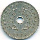 Южная Родезия, 1 пенни 1937 год