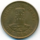 Джерси, 1 пенни 1988 год (UNC)