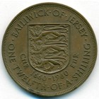 Джерси, 1/12 шиллинга 1960 год (AU)