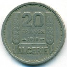 Французский Алжир, 20 франков 1949 год