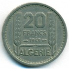 Французский Алжир, 20 франков 1949 год