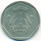 Индия, 1 рупия 1984 год (UNC)