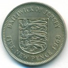 Джерси, 5 новых пенсов 1968 год (UNC)