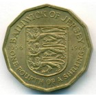 Джерси, 1/4 шиллинга 1966 год (UNC)