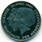 Нидерланды, 2-1/2 гульдена 1980 год (UNC)