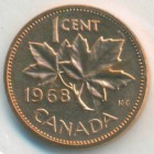 Канада, 1 цент 1968 год (UNC)