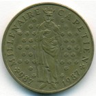 Франция, 10 франков 1987 год (AU)