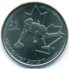 Канада, 25 центов 2007 год (UNC)