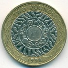 Великобритания, 2 фунта 1998 год