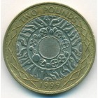 Великобритания, 2 фунта 1999 год
