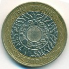 Великобритания, 2 фунта 2001 год