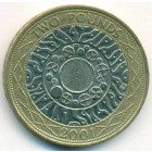 Великобритания, 2 фунта 2001 год