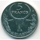 Мадагаскар, 5 франков 1988 год (UNC)