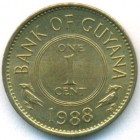Гайана, 1 цент 1988 год (UNC)