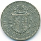 Великобритания, 1/2 кроны 1967 год