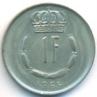 Люксембург, 1 франк 1965 год (UNC)