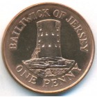 Джерси, 1 пенни 1998 год (UNC)