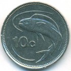Мальта, 10 центов 1986 год (AU)