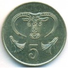 Кипр, 5 центов 1983 год (UNC)