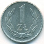 Польша, 1 злотый 1966 год (AU)