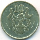 Кипр, 10 центов 1991 год (UNC)