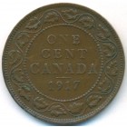 Канада, 1 цент 1917 год