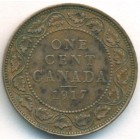 Канада, 1 цент 1917 год
