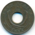 Британская Восточная Африка, 1 цент 1924 год H