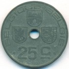 Бельгия, 25 сантимов 1942 год